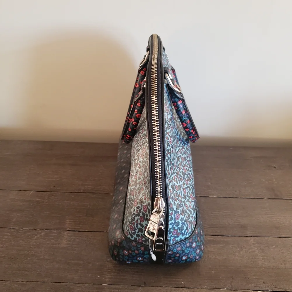 COACH SIERRA SATCHEL FLORAL PRINT HANDBAG Ranch F59447